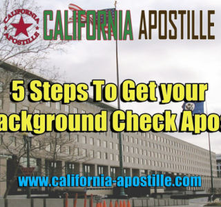 How To Get your FBI Background Check Apostille
